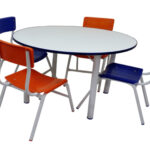 Conjunto Silver Laranja e Azul Bic