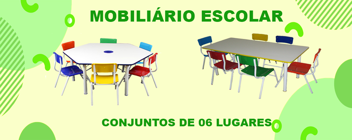 banner mobiliario escolar 3amarelo conjunto 06 lugares b